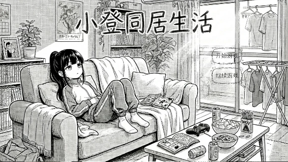 【日系SLG/官中/黑白】小登同居生活 v0.2 官方中文版【PC/0.5G】