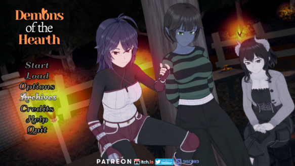 【日系SLG/汉化/动态】壁炉恶魔v0.9P3 汉化版【PC/2.4G/更新】 Demons of the Hearth [v0.9 P3]